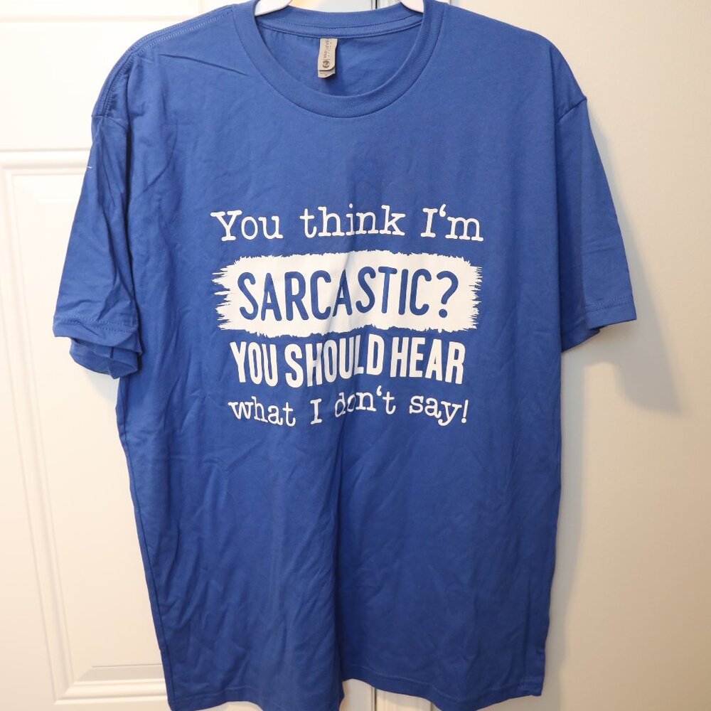 SARCASTIC Mens Tshirt - Size XL